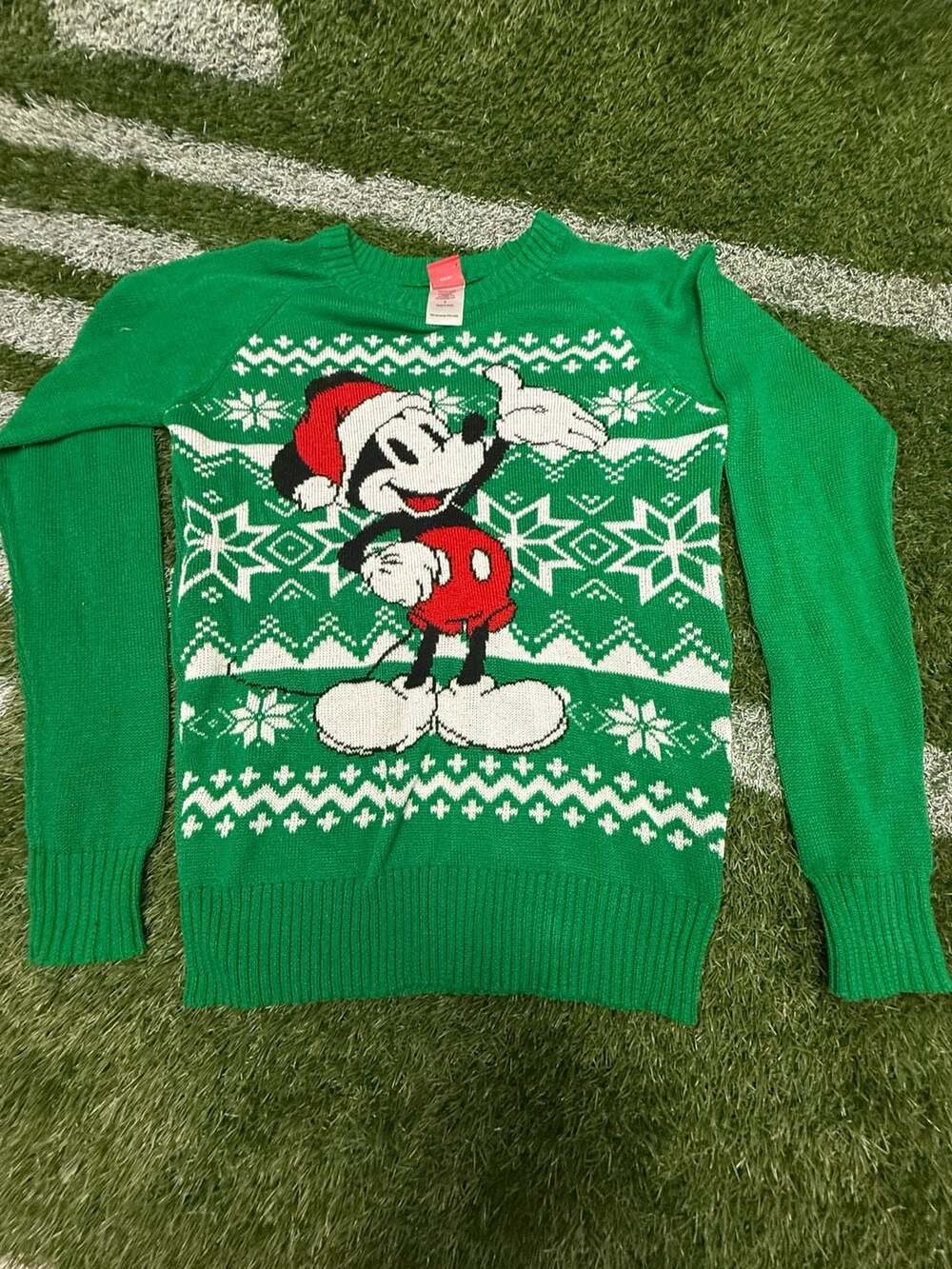 Disney Mickey Mouse Christmas Holiday Sweater Size S